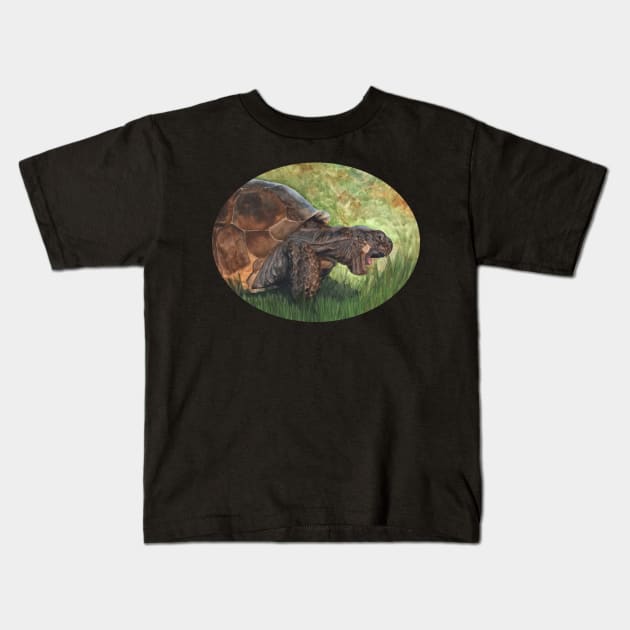 Gopher Tortoise by Sherrie Spencer Kids T-Shirt by Sherrie Spencer Studios